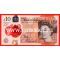 Банкнота Англии 10 фунтов 2017 года.